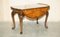 Hand Carved Burr Walnut Extending Coffee Table 2