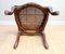 Hand Carved Beechwood Occasional Chair with Cane Seat 17