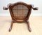 Hand Carved Beechwood Occasional Chair with Cane Seat, Image 17