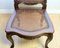 Hand Carved Beechwood Occasional Chair with Cane Seat 6