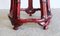 Hand Carved Chinese Hardwood Plant Stand with Dragons & Round Top, Image 11