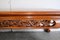 Asian Hand Carved Coffee Table with Dragons Claw Ball Feet, Image 4