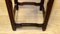 Small Chinese Brown Hardwood Plant Stand with Hand Carved Details, Image 11