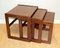 Braune Art Deco Teak Satztische von G Plan, 3 . Set 5