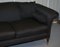 Handmade Black & Silver Upholstered Sofa 5