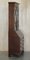 Antique Sheraton Revival Hardwood Walnut & Satinwood Bookcase with Leather Top 7