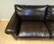3-Sitzer Sofa aus braunem Leder mit Classic Scroll Armlehnen 6
