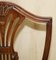 Wheatgrass Carver Desk Armchair in Hardwood & Green Leather 7