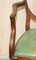 Butaca de escritorio Wheatgrass Carver de madera noble y cuero verde, Imagen 8