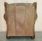 Vintage Brown Leather Kilim Armchairs, Set of 2, Image 16