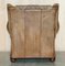 Vintage Brown Leather Kilim Armchairs, Set of 2 19