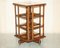 Antique Revolving Bookcase Table in Reclaimed Oak 3