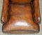 Antique Bridgewater Brown Leather Armchairs from Howard & Son, Set of 2 15