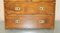 Vintage Burr Elm Military Campaign Chest of Drawers, 1940s, Image 8