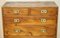 Vintage Burr Elm Military Campaign Chest of Drawers, 1940s, Image 3