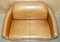 Vintage Brown Leather & Kilim Rocket Sofa, Armchair & Footstool, Set of 3, Image 9