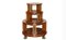 Satinwood & Walnut Revolving Bookcase Table with Lions Paw Feet, Image 1