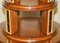 Satinwood & Walnut Revolving Bookcase Table with Lions Paw Feet 7