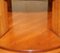 Satinwood & Walnut Revolving Bookcase Table with Lions Paw Feet 6
