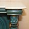 Antique Hand Carved Carrara Marble Top Console Table, 1880s 13