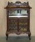 Antique Chippendale Pagoda Top Display Case 3