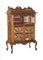Antique Chippendale Pagoda Top Display Case, Image 1