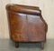 Brown Leather Club Armchair, Image 13