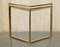 Vintage Nesting Tables in Marble and Brass, Set of 3, Image 12