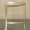 Vintage Nesting Tables in Marble and Brass, Set of 3 4