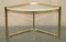 Vintage Nesting Tables in Marble and Brass, Set of 3 19