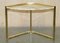 Vintage Nesting Tables in Marble and Brass, Set of 3, Image 15