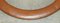 Antique Victorian Demi Lune Brown Leather Club Fender with Pierced Metal, 1880s 7