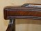 Vintage Regency Style Hardwood Saber Leg Office Desk Chair, Image 4