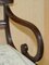 Silla de escritorio de oficina con patas de sable de madera dura estilo Regency vintage, Imagen 9