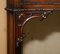 Chippendale Style Library Desk with Brown Leather Top from Waring & Gillow, Paris, Image 6