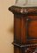 Chippendale Style Library Desk with Brown Leather Top from Waring & Gillow, Paris, Image 5