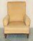 Antique Victorian Library Reading Armchair in the style of Howard & Sons, 1880s 3