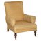 Antique Victorian Library Reading Armchair in the style of Howard & Sons, 1880s, Image 1