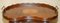 Bandeja de servicio Sheraton Revival antigua de madera satinada de nogal con asas de bronce, década de 1880, Imagen 3