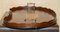 Antique Sheraton Revival Satinwood Walnut Serving Tray with Bronze Handles, 1880s 18