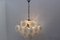 Mid-Century Italian White Murano Glass Chandelier by Vistosi, 1960s, Image 2