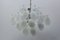 Mid-Century Italian White Murano Glass Chandelier by Vistosi, 1960s, Image 5