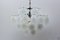 Mid-Century Italian White Murano Glass Chandelier by Vistosi, 1960s 1