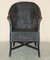 Vintage Wicker & Rattan Garden Armchair 3