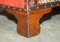 Vintage Kilim & Brown Leather Chest of Drawers 10
