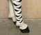 Large Zebra Stool from Libertys London, 1930s 14