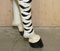 Taburete Zebra grande de Libertys London, años 30, Imagen 14