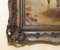 Antique Crystoleum Hand Carved Hardwood Framed Picture of Horses 7