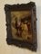 Antique Crystoleum Hand Carved Hardwood Framed Picture of Horses 18