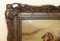 Cuadro de caballos antiguo de madera tallada en cristal, Imagen 2
